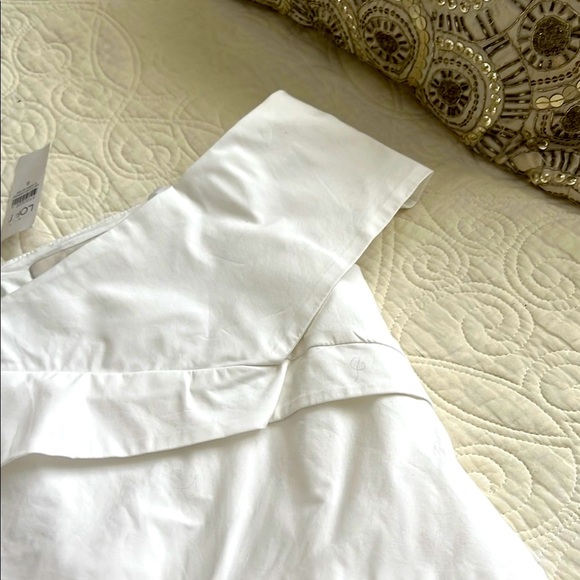 LOFT Elegant White Off-Shoulder Top - Picture 7 of 7